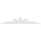 Ekena Millwork Saratoga Architectural Grade PVC Gable Bracket, 72"W x 12"H x 4"D x 4"F, 4/12 Pitch GBP072X12X0404SAR00 - alternate 3